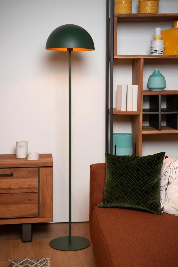 Lucide SIEMON - Floor lamp - Ø 35 cm - 1xE27 - Green - ambiance 2
